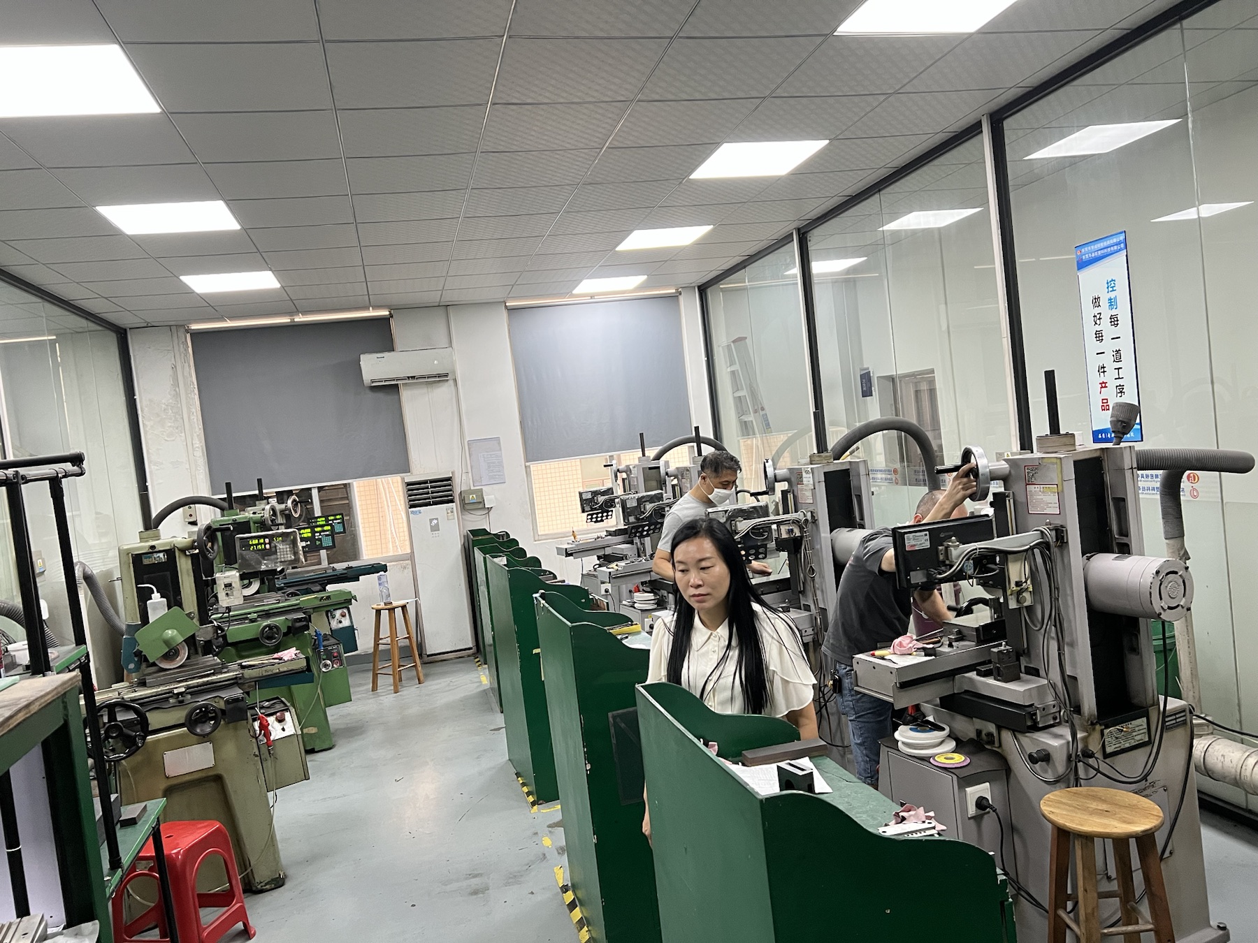 Huicheng precision machining workshop in Dongguan