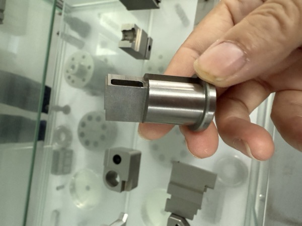 Ejector sleeve with keyway showing precision ground cylindrical surface and controlled bore